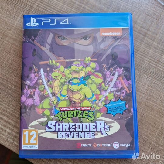 Игра на PS4 черепашки ниндзя