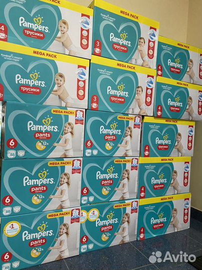 Трусики Pampers Pants 3, 4, 5, 6
