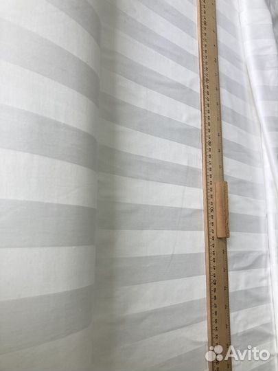 Ткань сатин страйп 3х3, ширина 220