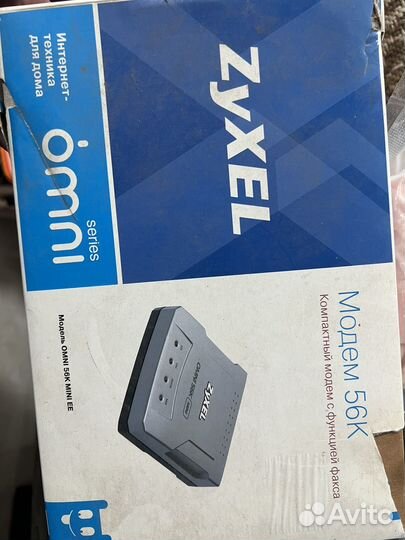 Модем zyxel omni 56k