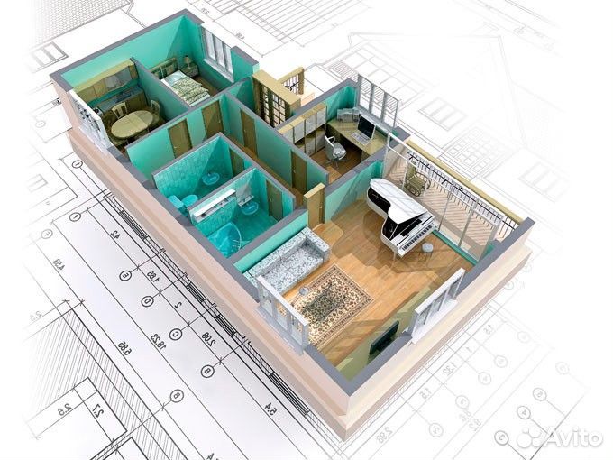 Перепланировка и согласование пом-ний под 