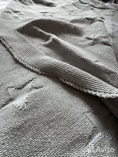 Плед детский вязаный