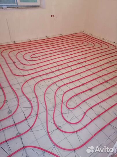 Монтаж отопление.Тёплый пол. Водоснабжение