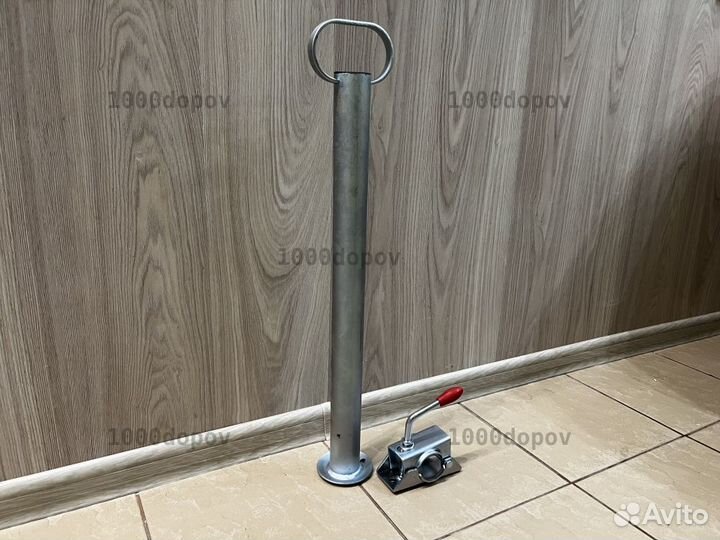 Стойка опорная в комплекте с хомутом для прицепа