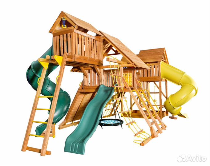 Игровая площадка PlayGarden Mega SkyFort с двумя и