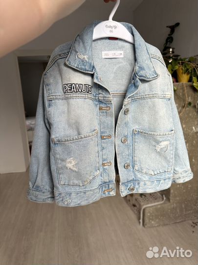 Джинсовая куртка детская zara Kids