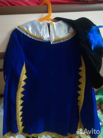 Костюм мушкетера, до 11 лет, до 140 см, аренда 500