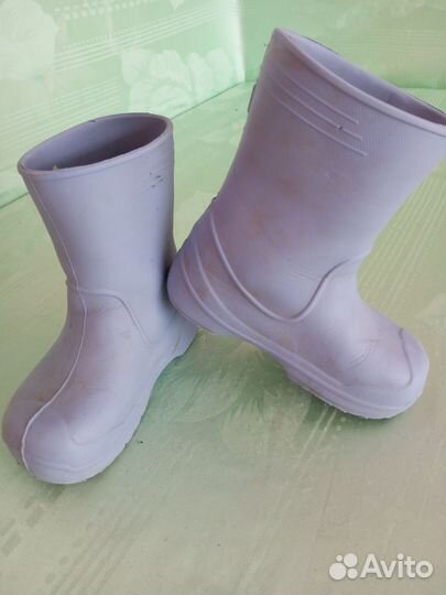 Сапоги резиновые для девочки (27 размер ) б/у