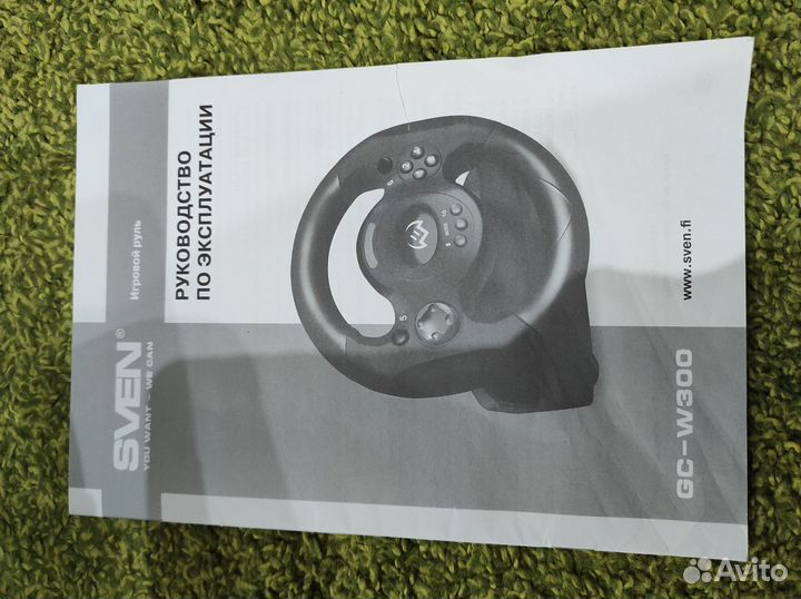 Игровой руль sven GC-w300