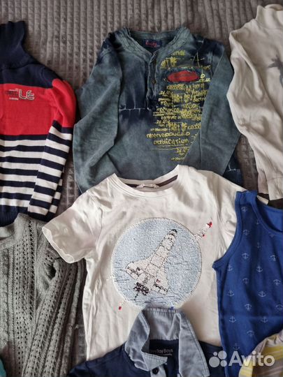 Вещи пакетом на мальчика 122 128 пакетом