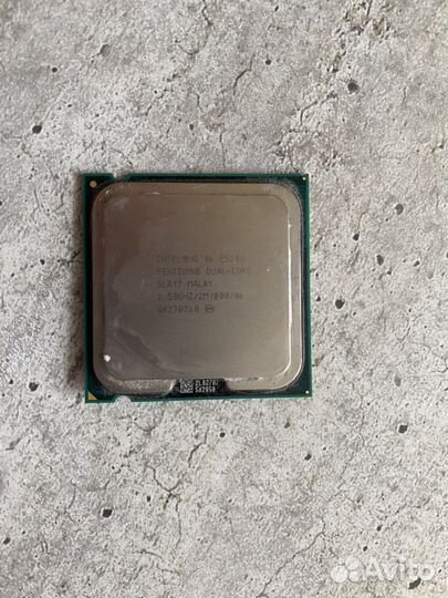 Процессор intel pentium dual core e5200