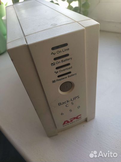 Ибп APC Back-UPS CS 650VA (bk650ei)