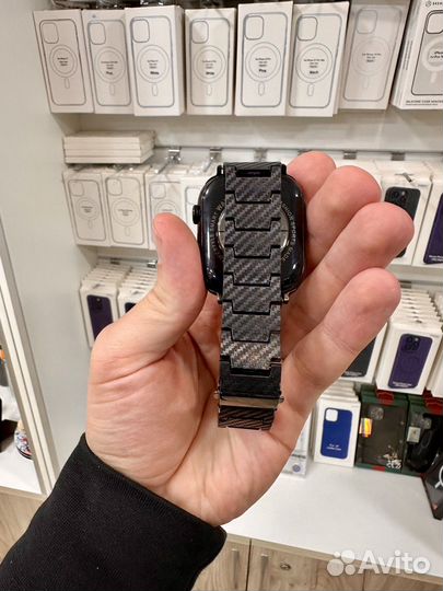 Ремешок apple watch карбон