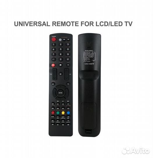 Пульт универсальный ду для телевизора CRC 1098V