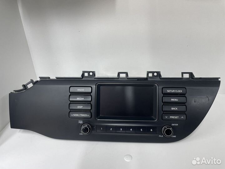 Kia Rio 4 штатная магнитола 2020г