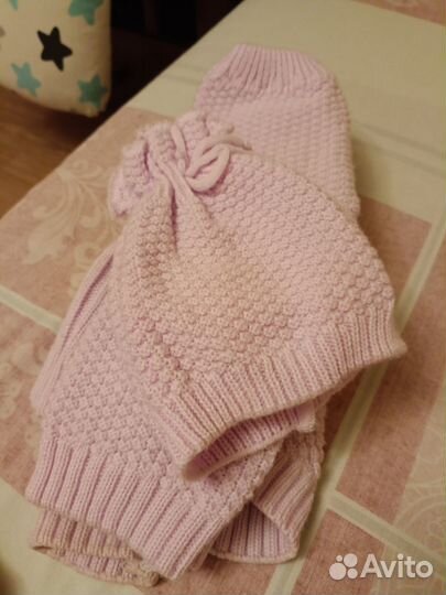 Вязаный костюм детский