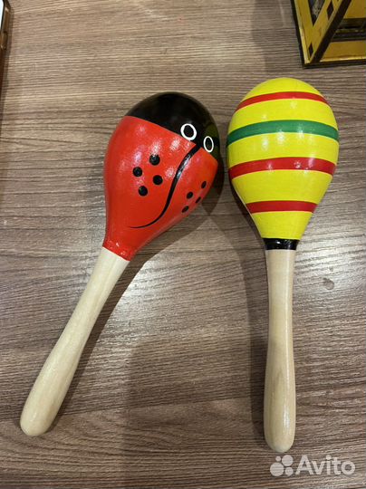 Маракасы новые деревянные