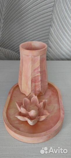 Ваза, подставка, подсвечник из гипса для интерьера