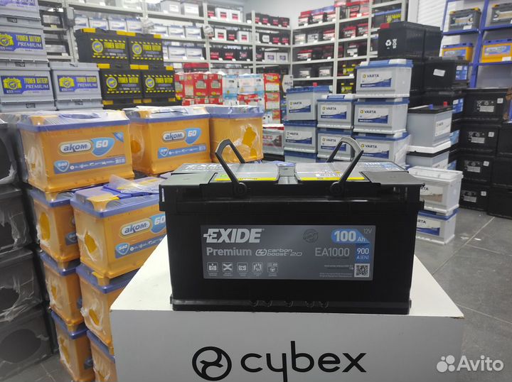 Аккумулятор 100ач 900А Exide EA1000 Premium new bl