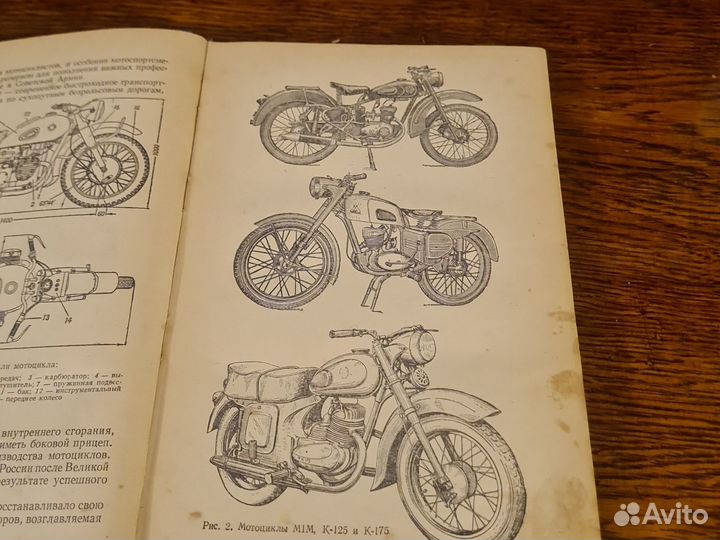 Устройство мотоцикла 1959 г