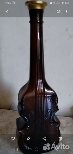 Изящные две бутыли для домашнего вина на 750мл