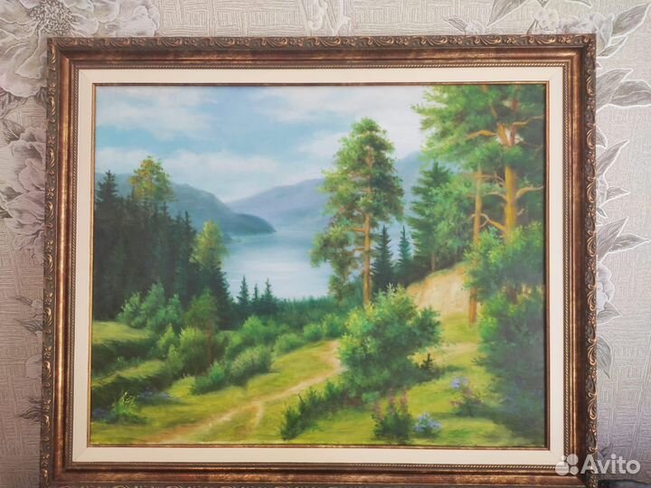 Картина маслом на холсте пейзаж