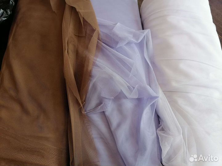 Тюль, сетка грек в 4х цветах