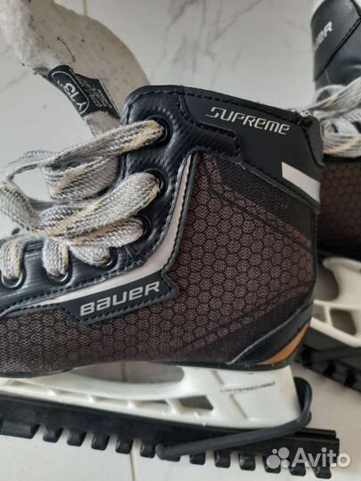Хоккейные коньки bauer детские
