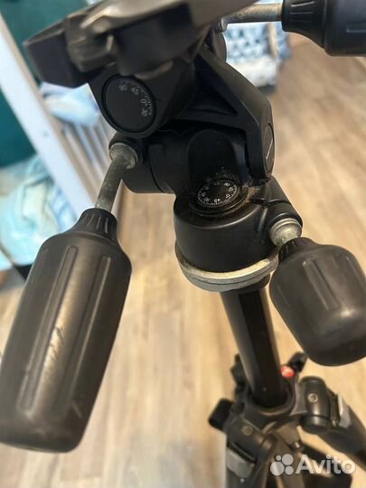 Штатив Manfrotto 055XDB+голова 804RC2