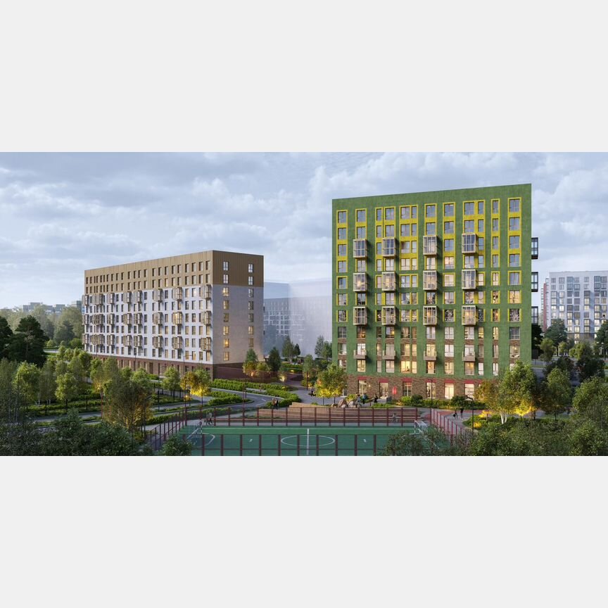 1-к. квартира, 35,1 м², 3/9 эт.