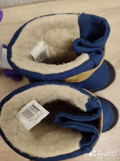 Сапоги ботинки зимние детские
