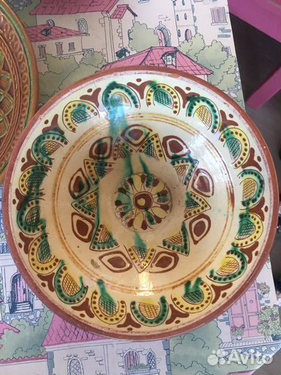 Тарелка майолика