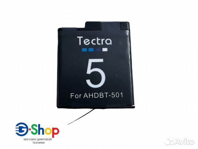 Аккумулятор на GoPro 5/6/7 Ahdbt-501 Tectra 1600mA