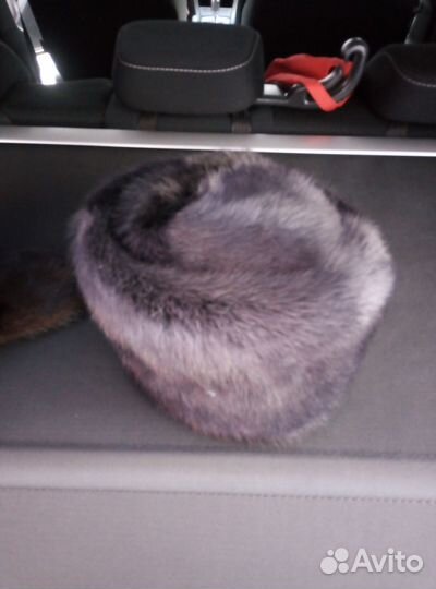 Шапка норковая женская (2 шт) новая и бу