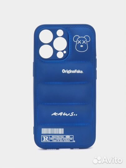 Чехол на iPhone синий (все модели)