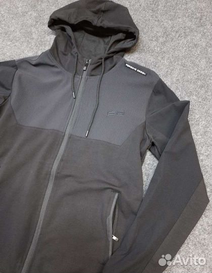 Спортивный костюм мужской артикул 6700 чёрный