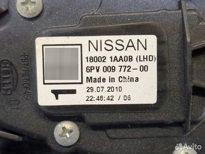 Педаль газа Nissan Murano, 2011