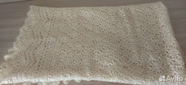 Шаль пуховая ручная работа СССР