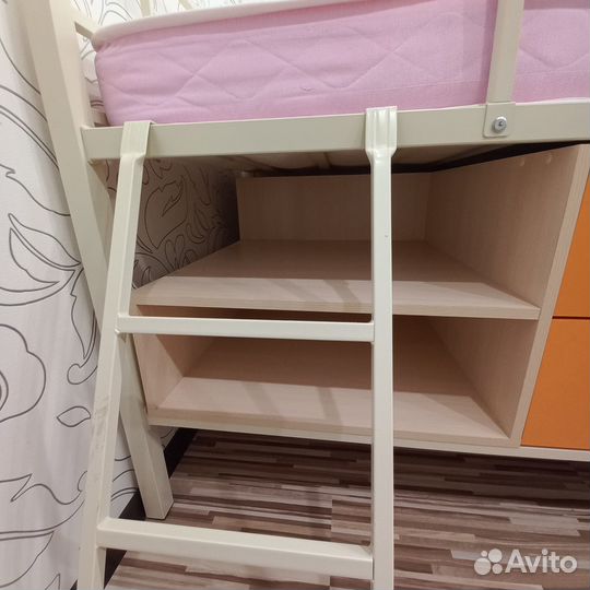 Металлическая Кровать-чердак Севилья