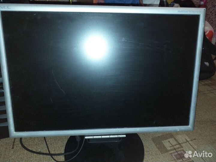 Монитор NEC, системный блок Asus, клавиатура, мышь