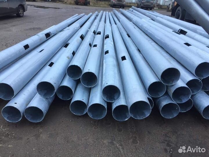 Опоры трубчатые силовые прямостоечные