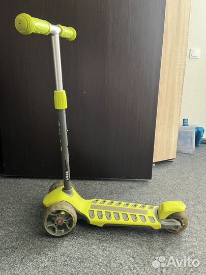 Самокат трехколесный рост 90-130