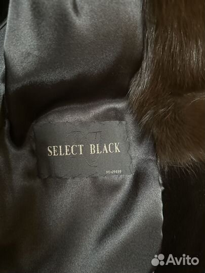 Шуба норковая с воротником из соболя «Ego»