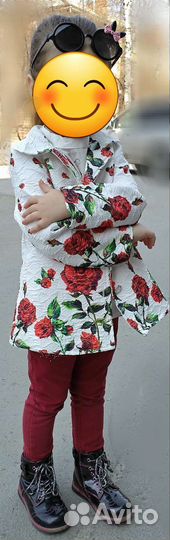 Нарядный комплект с джинсами 92-96см