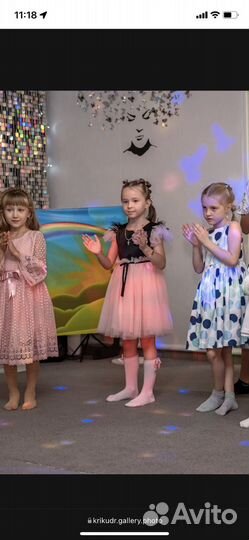 Нарядное платье для девочки 110-122