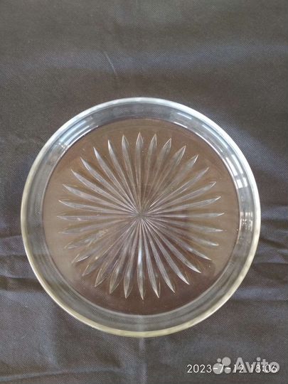 Блюдо (поднос) из толстого стекла