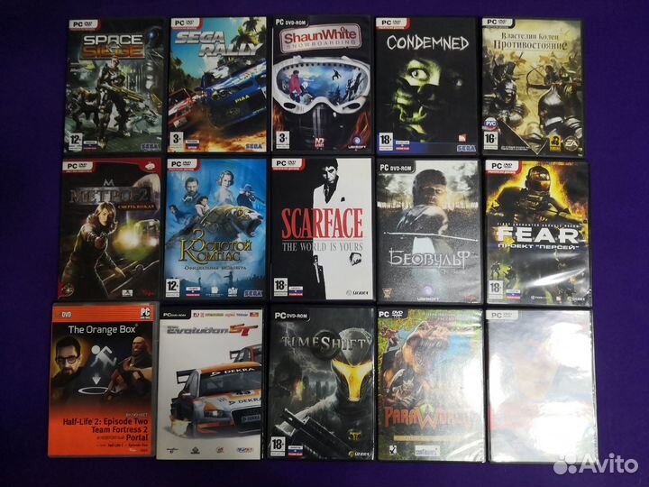 CD - DVD видеоигры для пк, PC Часть 2