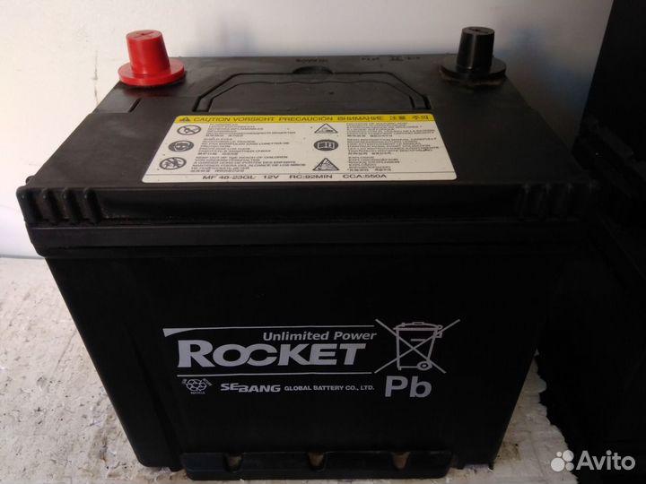 60Ah аккумулятор б/у Rocket 6ст-60