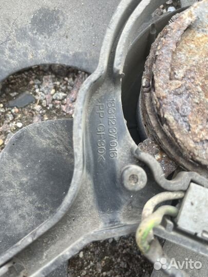 Citroen berlingo вентилятор охлаждения двигателя