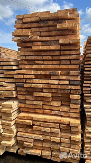 Доска обрезная 50Х200X6000мм